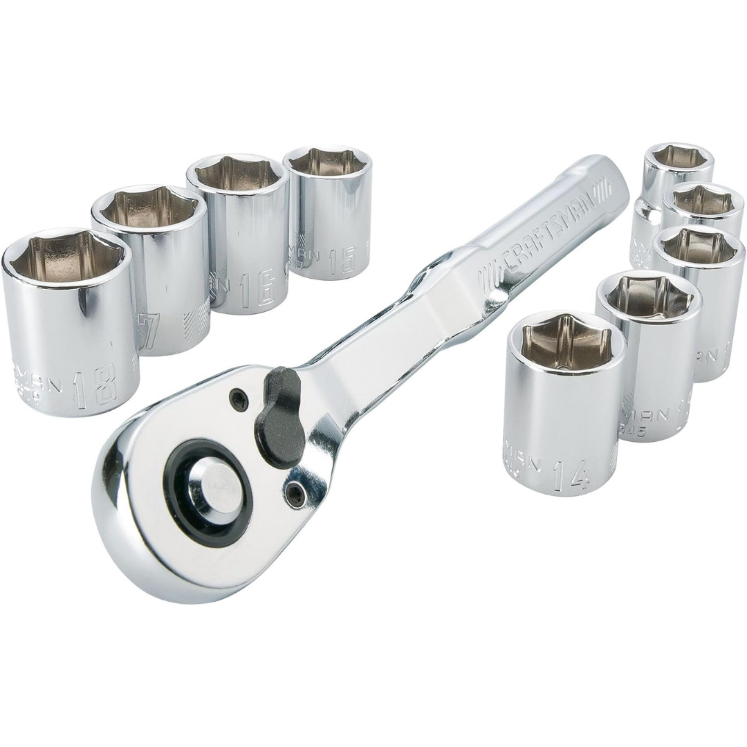 10-Piece Craftsman Metric 3/8 Drive Mechanics Tool Set