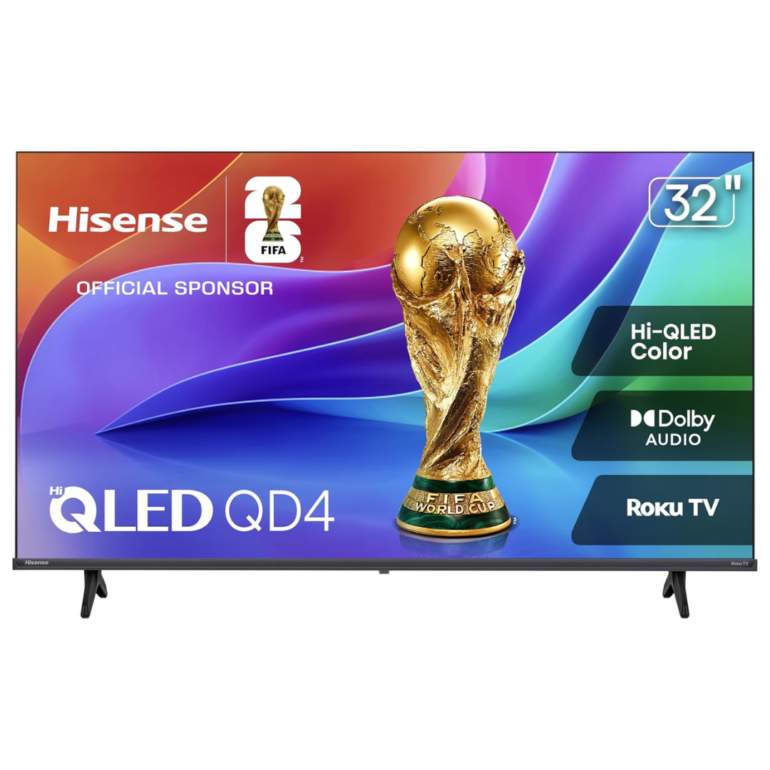 32" Hisense Class QD4SR Series 720p Smart Hi-QLED Roku HDTV