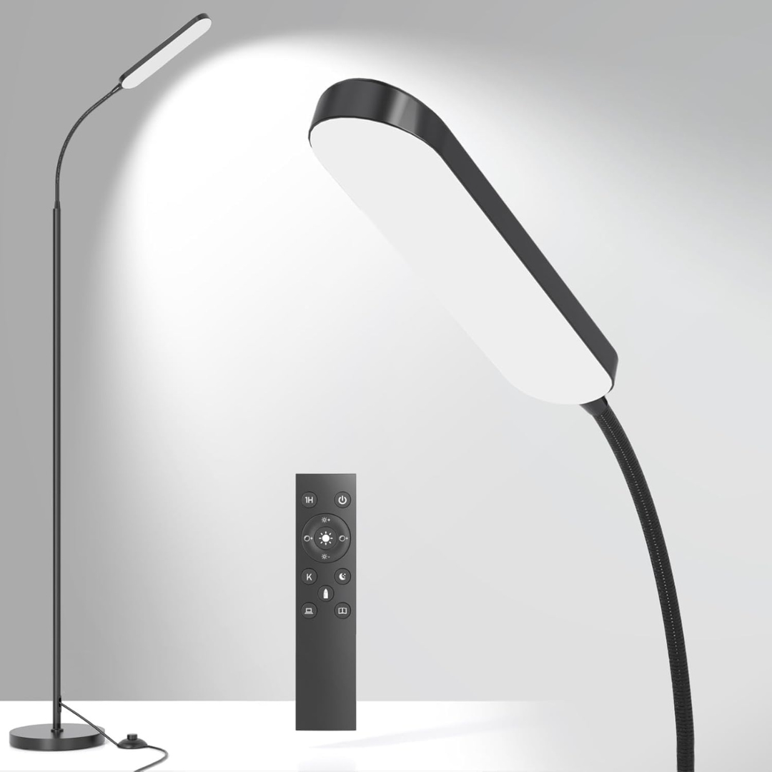 LED Floor Lamp W/ Remote Control & Foot Switch