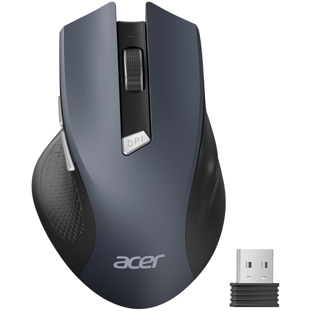 Acer 6-Button 1600 DPI 2.4GHz Wireless Mouse W/ USB Receiver