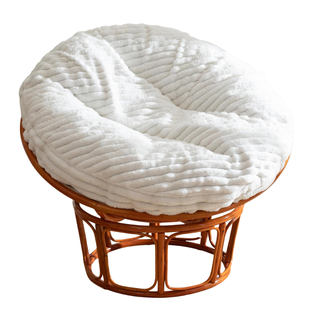 48" Papasan Chair Cushion W/ Thick Corduroy Cover