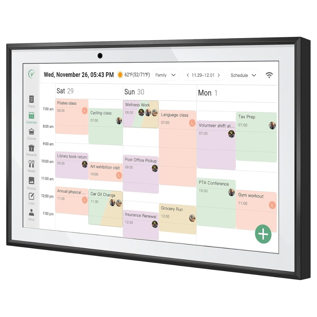 10.1" Touchscreen Smart Digital Calendar & Chore Charts