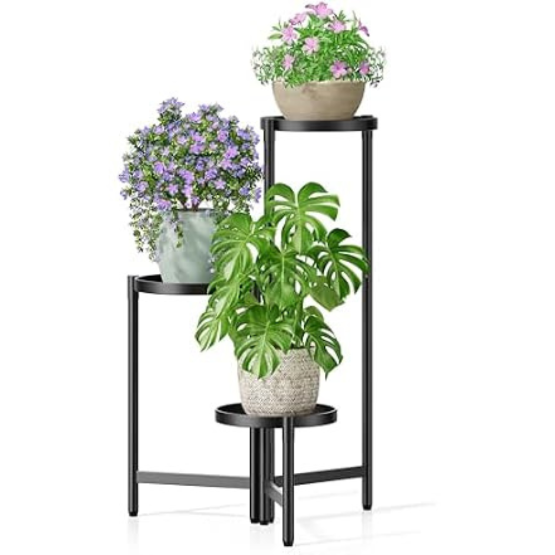 NQW 3-Tier Large Plant Stand with 7.9" Wide Tray