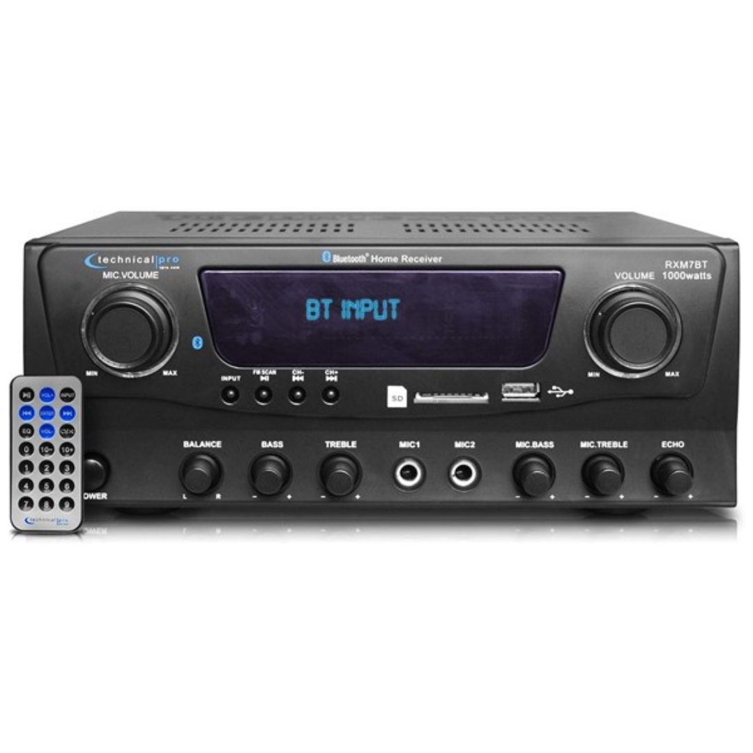 Technical Pro 1000W Peak Power Bluetooth Receiver