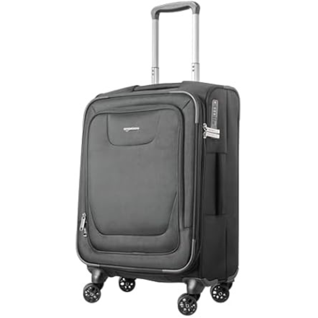 17" Amazon Basics Softside Suitcase Carry On Luggage