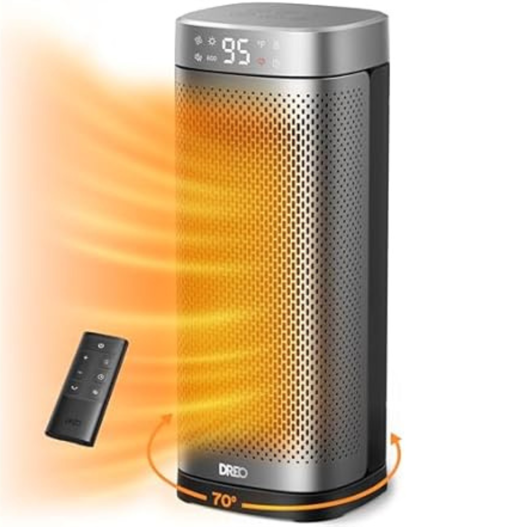 DREO Portable Space Heaters with Remote
