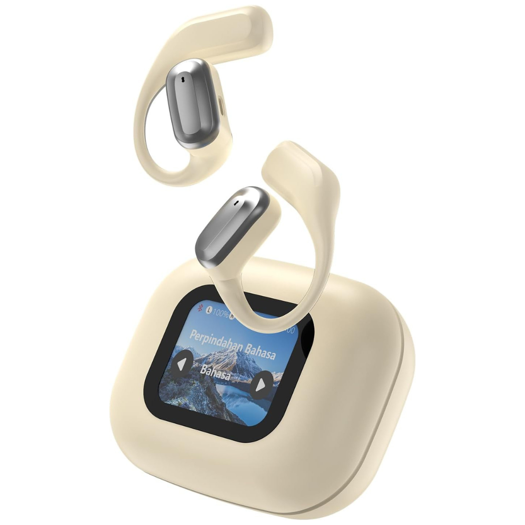 AI Real Time Translation IPX7 Waterproof Wireless Earbuds, 60H