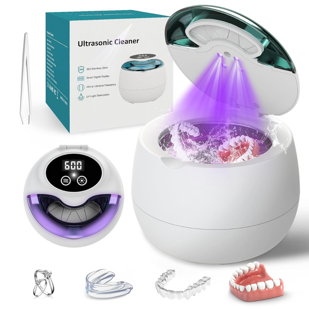 45kHz Ultrasonic Retainer & Denture Cleaner Machine