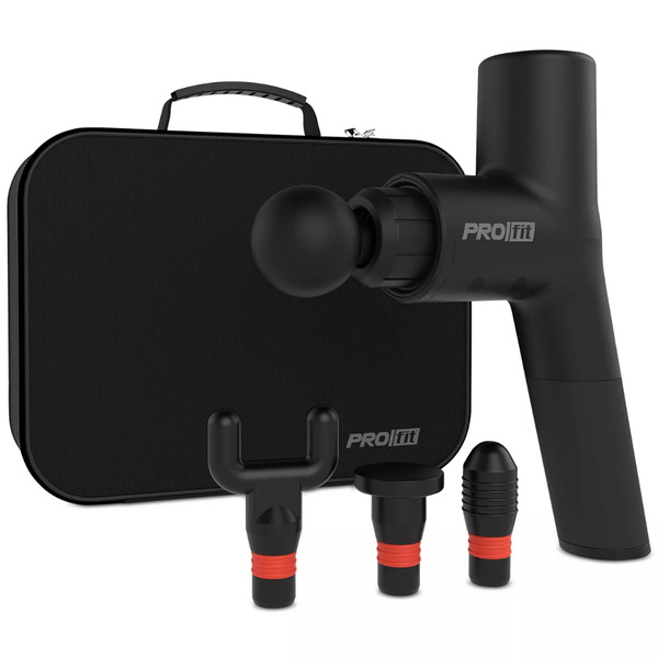 Tzumi PROfit Percussion Muscle Massage Gun W/ Attachments