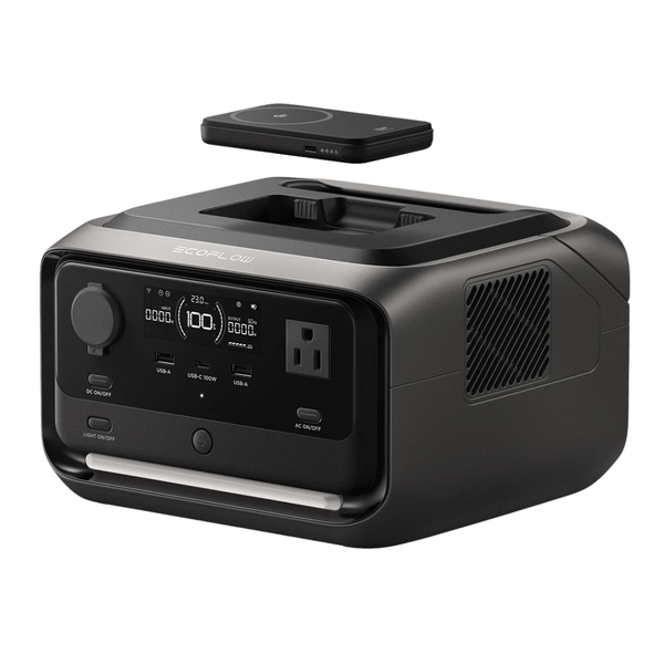 EcoFlow River 3 Plus 286Wh Power Station W/ 5000mAh Rapid Power Bank [Refurbished]