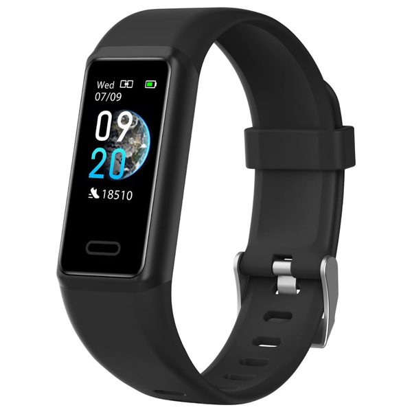 Unisex Fitness Tracker Pedometer Watch W/ Heart Rate Monitor