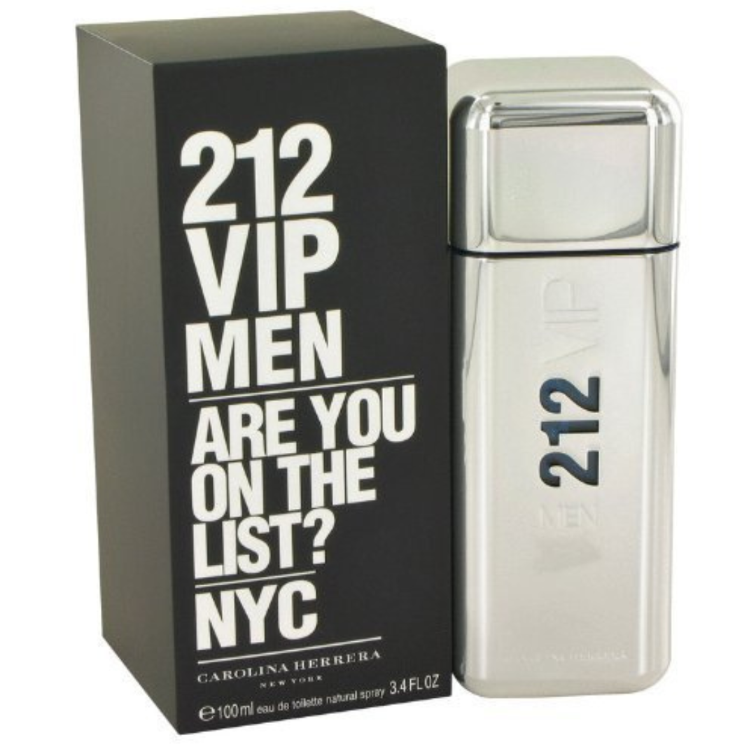 3.4 oz Carolina Herrera 212 VIP Eau De Toilette Spray For Men