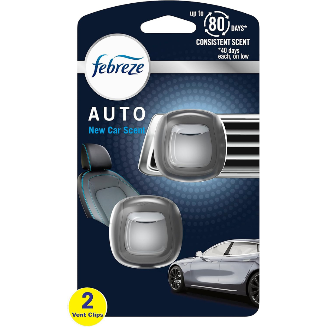 2-Count Febreze AUTO Odor-Fighting Long Lasting Air Freshener