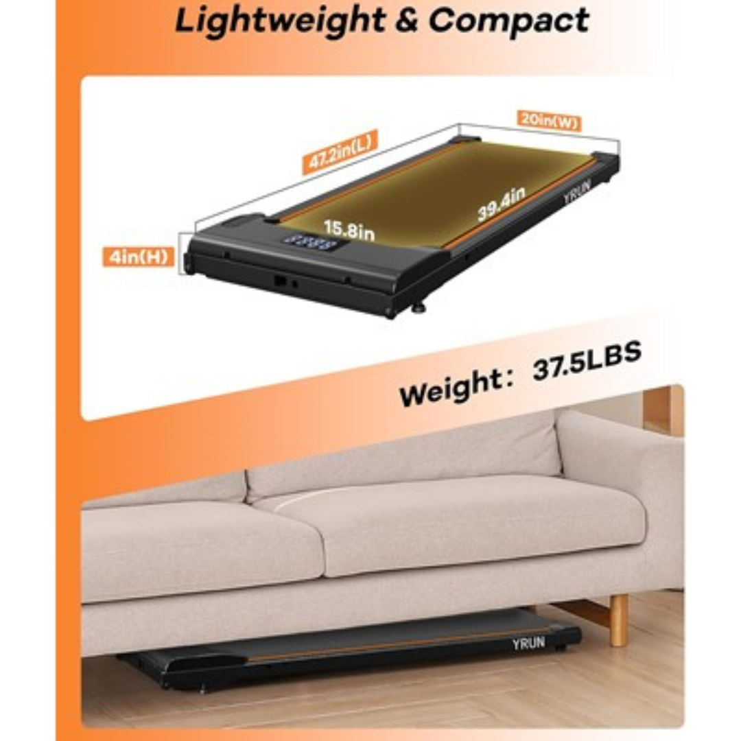2.5HP Walking Pad Under Desk Treadmill