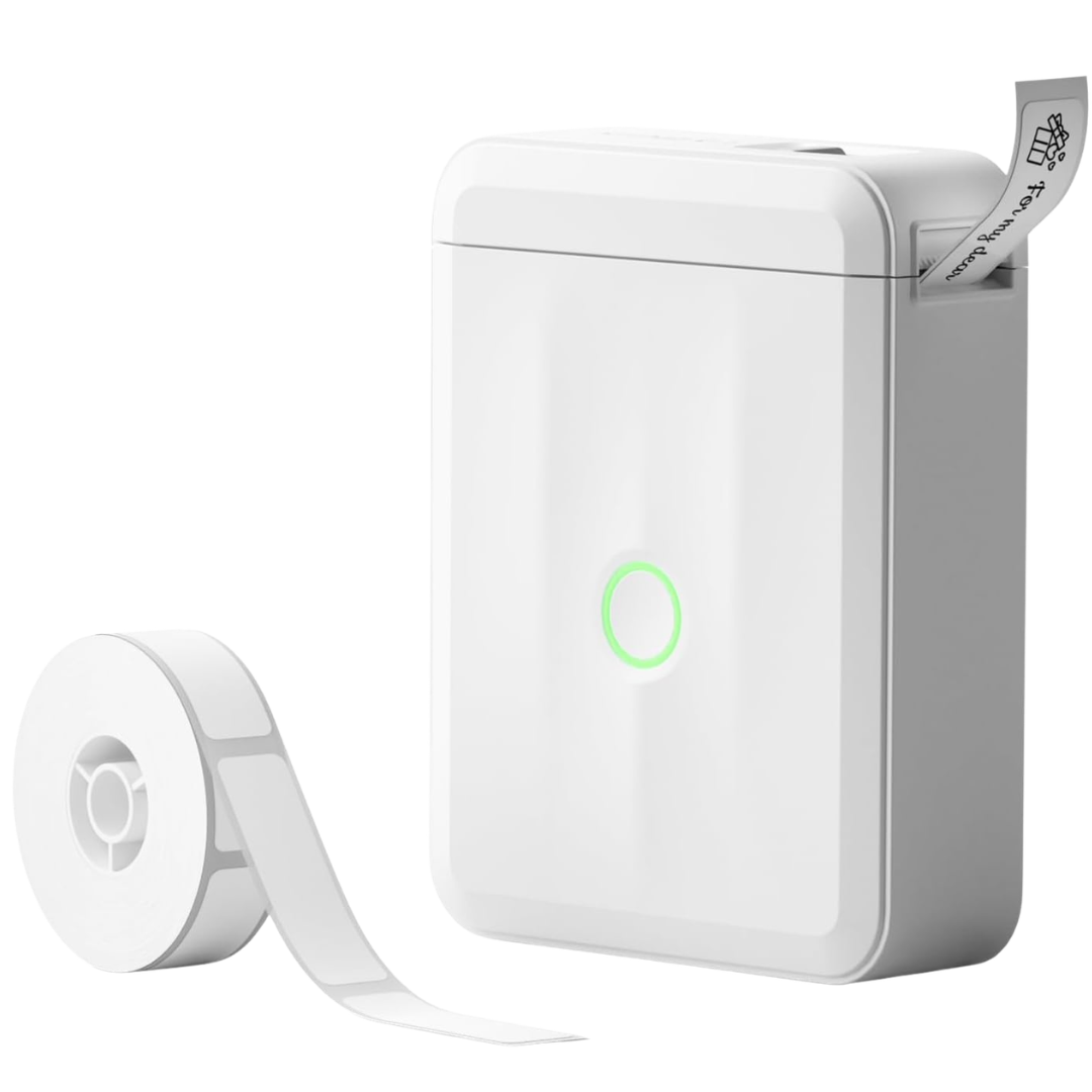 Niimbot D110M Bluetooth Rechargeable Mini Label Printer W/Label Tape