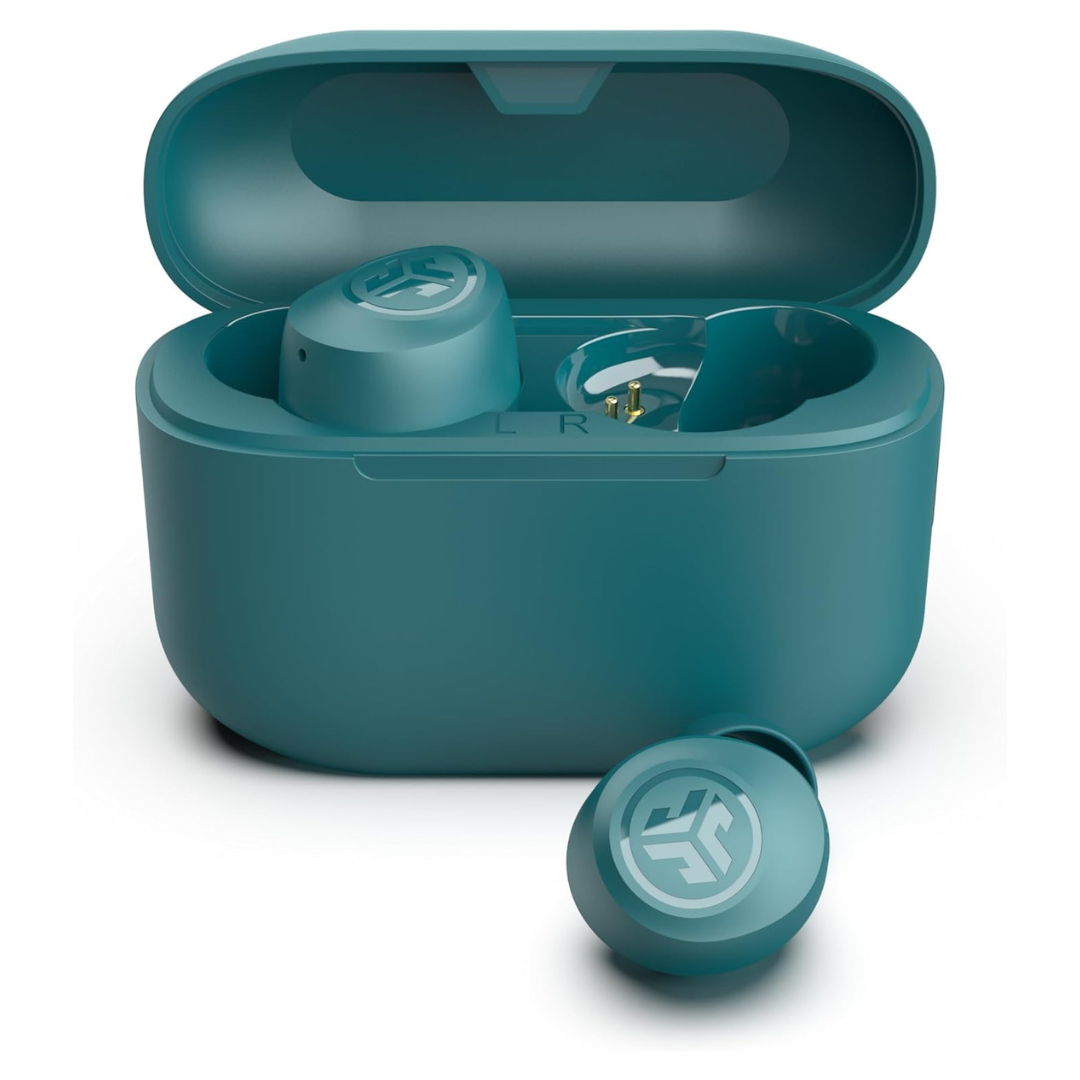 JLab Go Air Pop+ Dual Connect Wireless Earbuds W/ Microphone