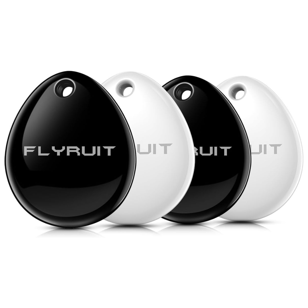4-Pack Flyruit Apple Find My Certified Tracker Tags
