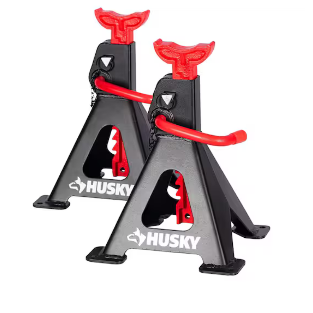 Husky 2-Ton Steel Car Jack Stands