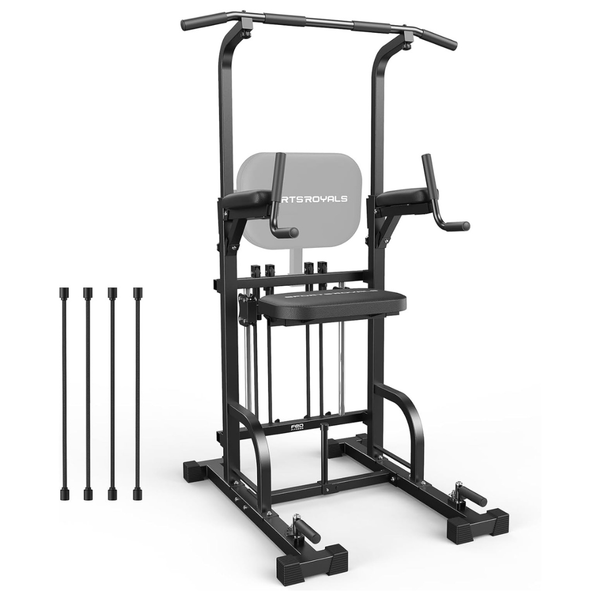 Sportsroyals Free Standing Pull Up Bar Power Tower