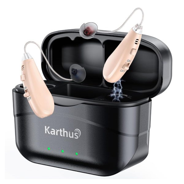 Karthus Rechargeable OTC Hearing Aids With Noise Reduction