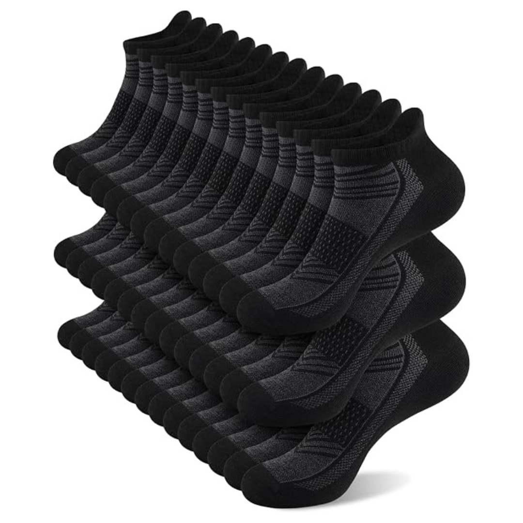 14-Pairs Shnn Unisex Thin Breathable Casual Ankle Socks (2 Colors)