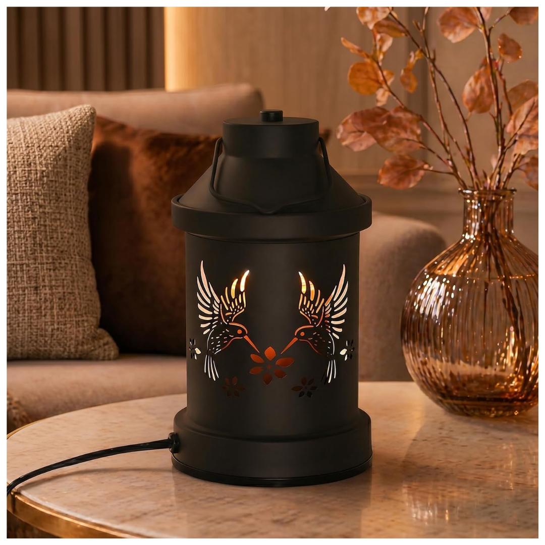 Hummingbird Candle Warmer Lamp W/ Timer & Dimmer