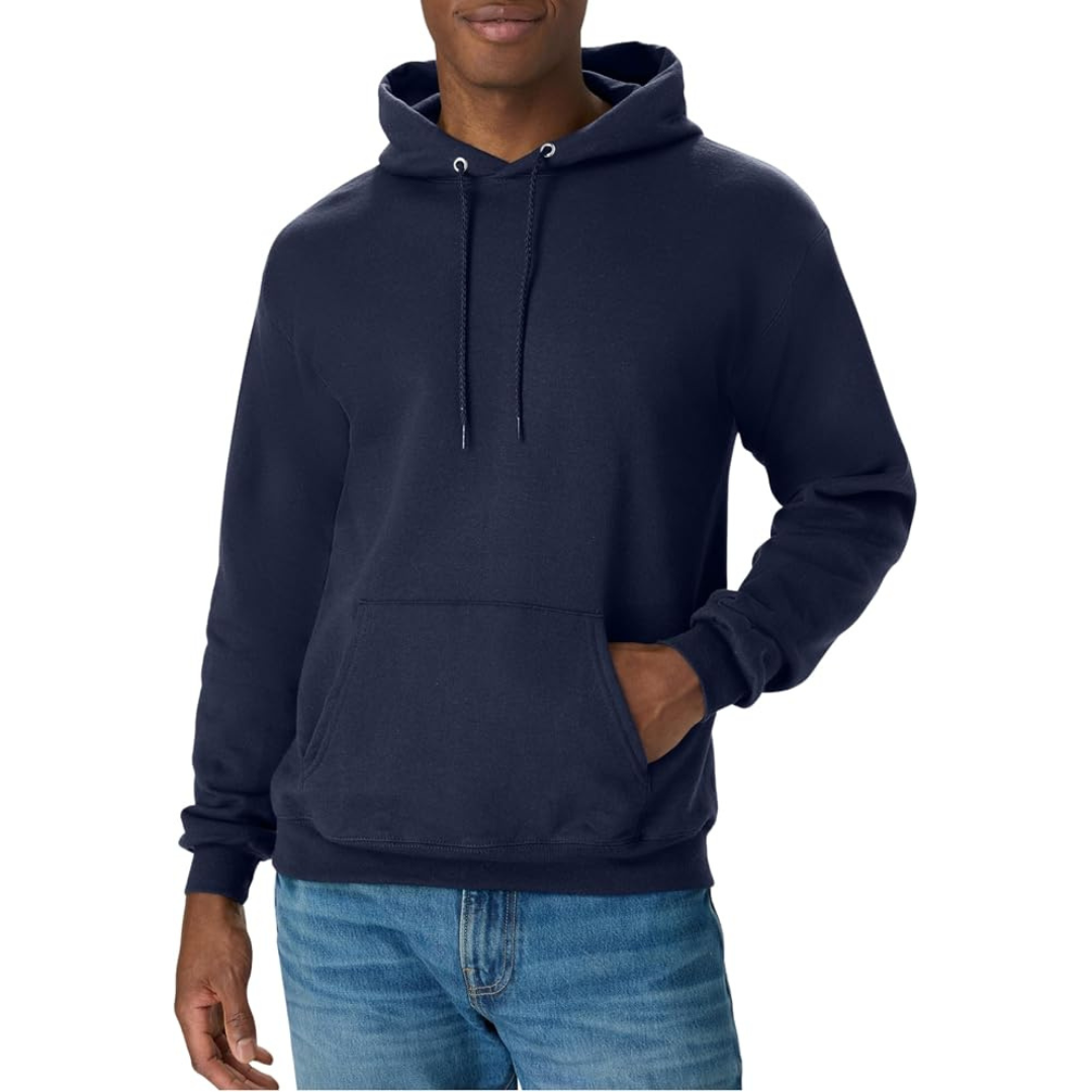 Hanes Men's EcoSmart Fleece Hoodie Sweatshirt (S-5XL)