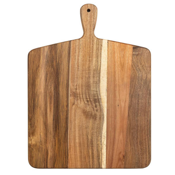 17" X 13" Home Beets Acacia Wood Cutting & Serving Board W/ Handle