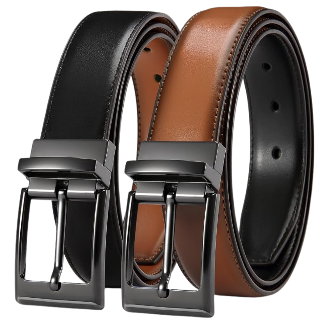 Men's 1.25" Reversible Leather Dress Belt
