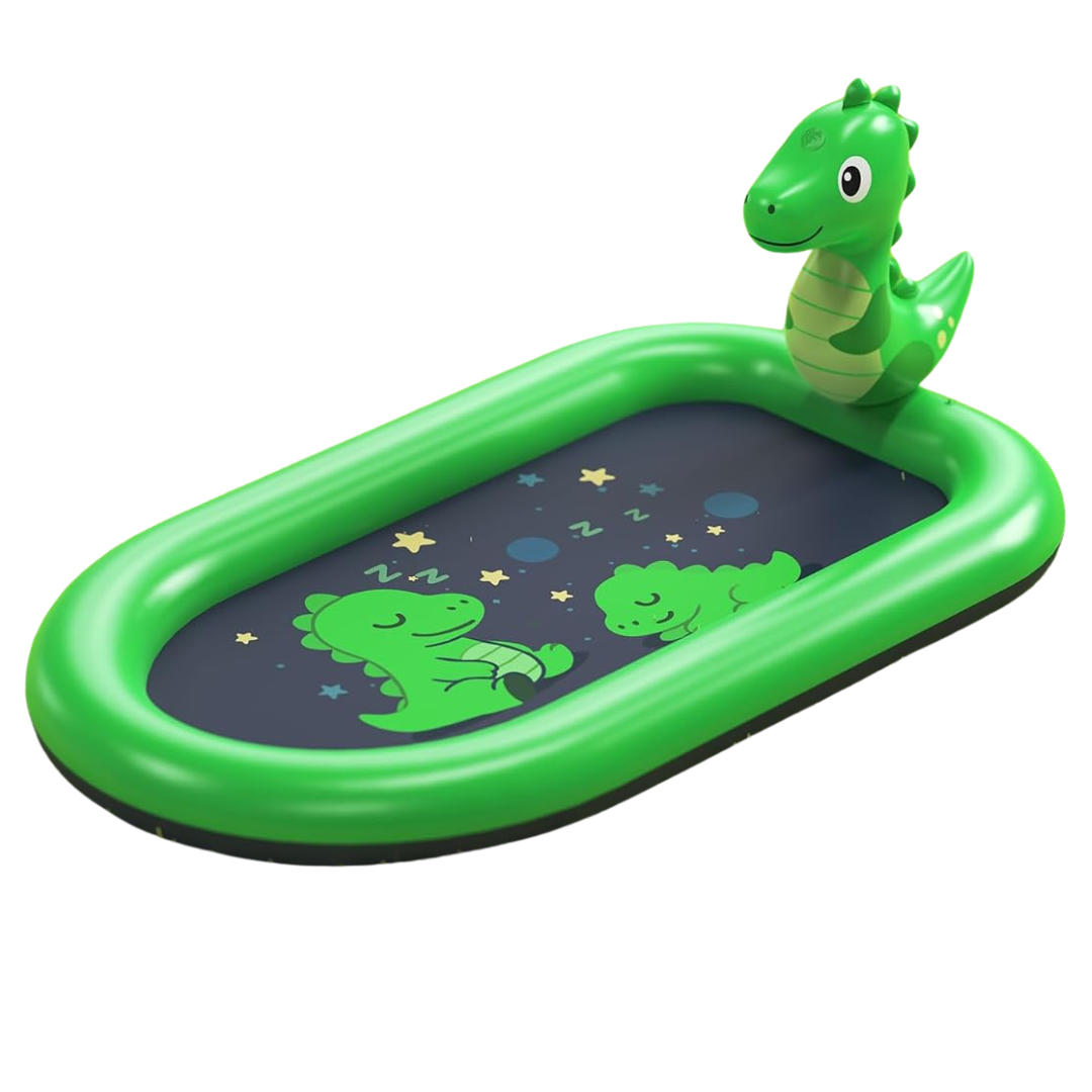 Inflatable Dinosaur Baby Pool & Water Sprinkler Play Mat