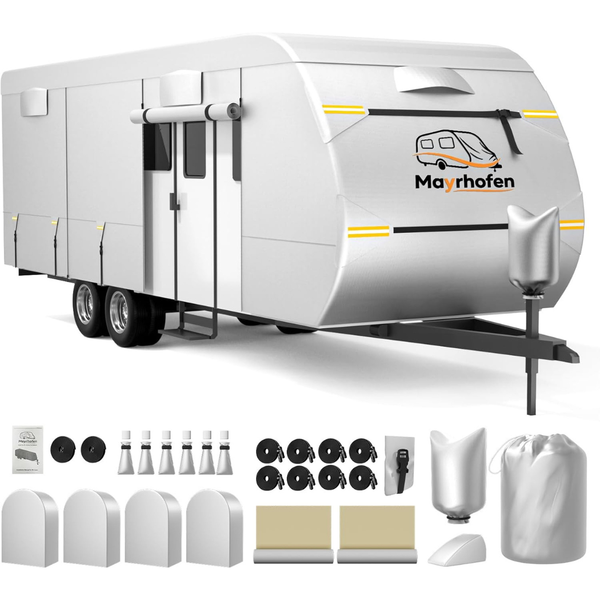 600D Oxford 18-20ft Fabric RV Cover