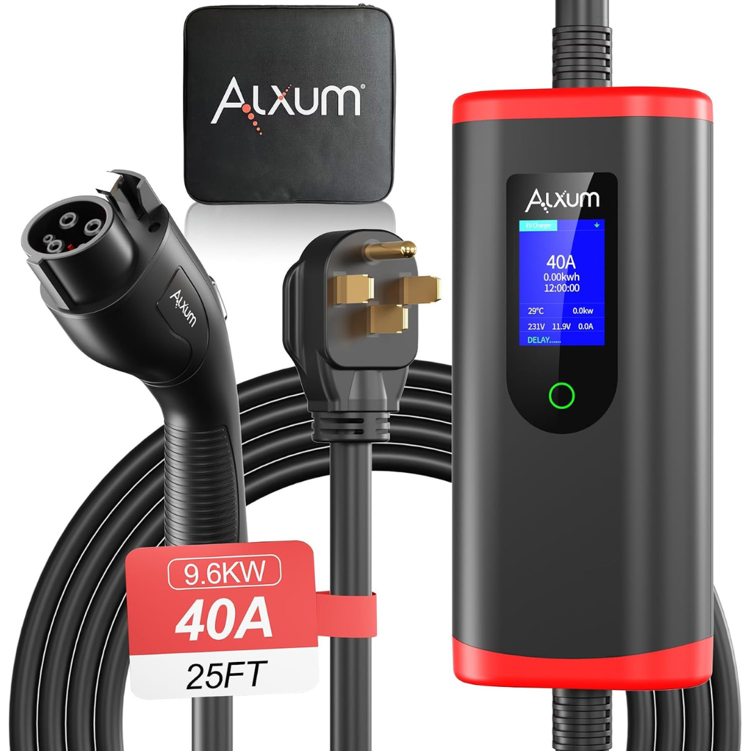 Alxum Level 2 EV Charger 9.6Kw 40A with NEMA 14-50 Plug