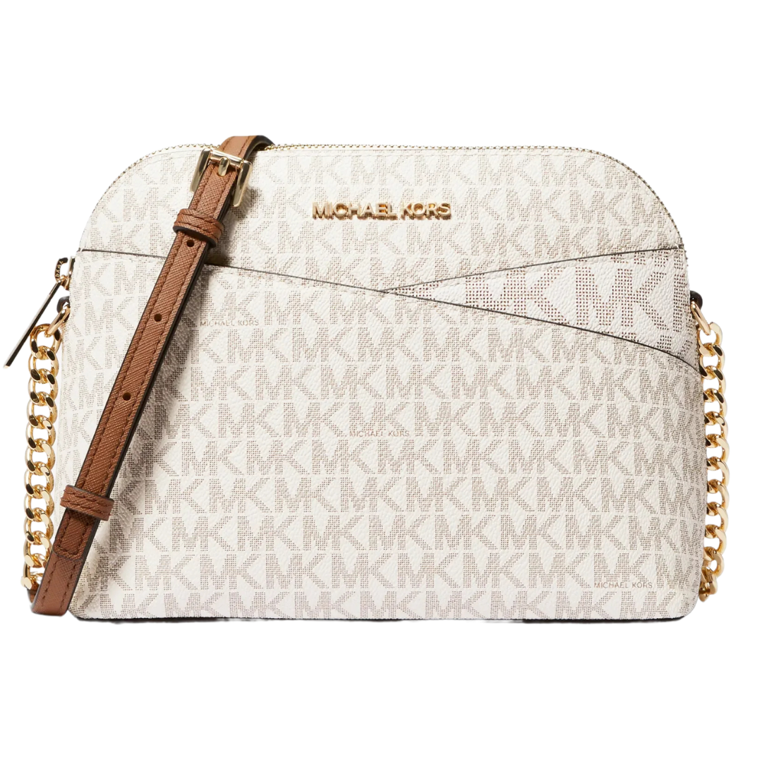 Michael Kors Women's Back Slip Canvas Crossbody Bag