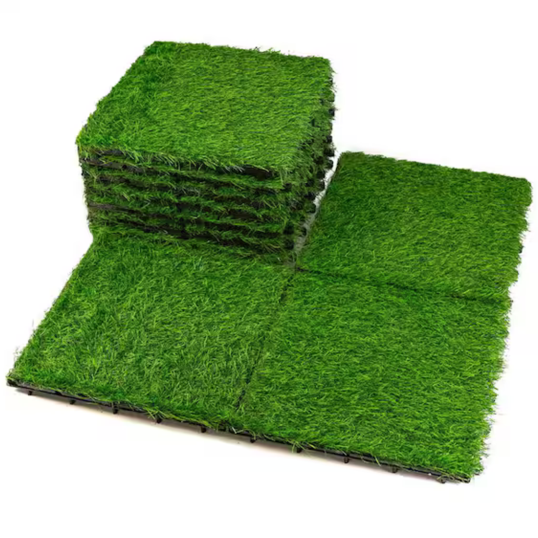 12" x 12" Square Interlocking Flooring Wood Deck Tile