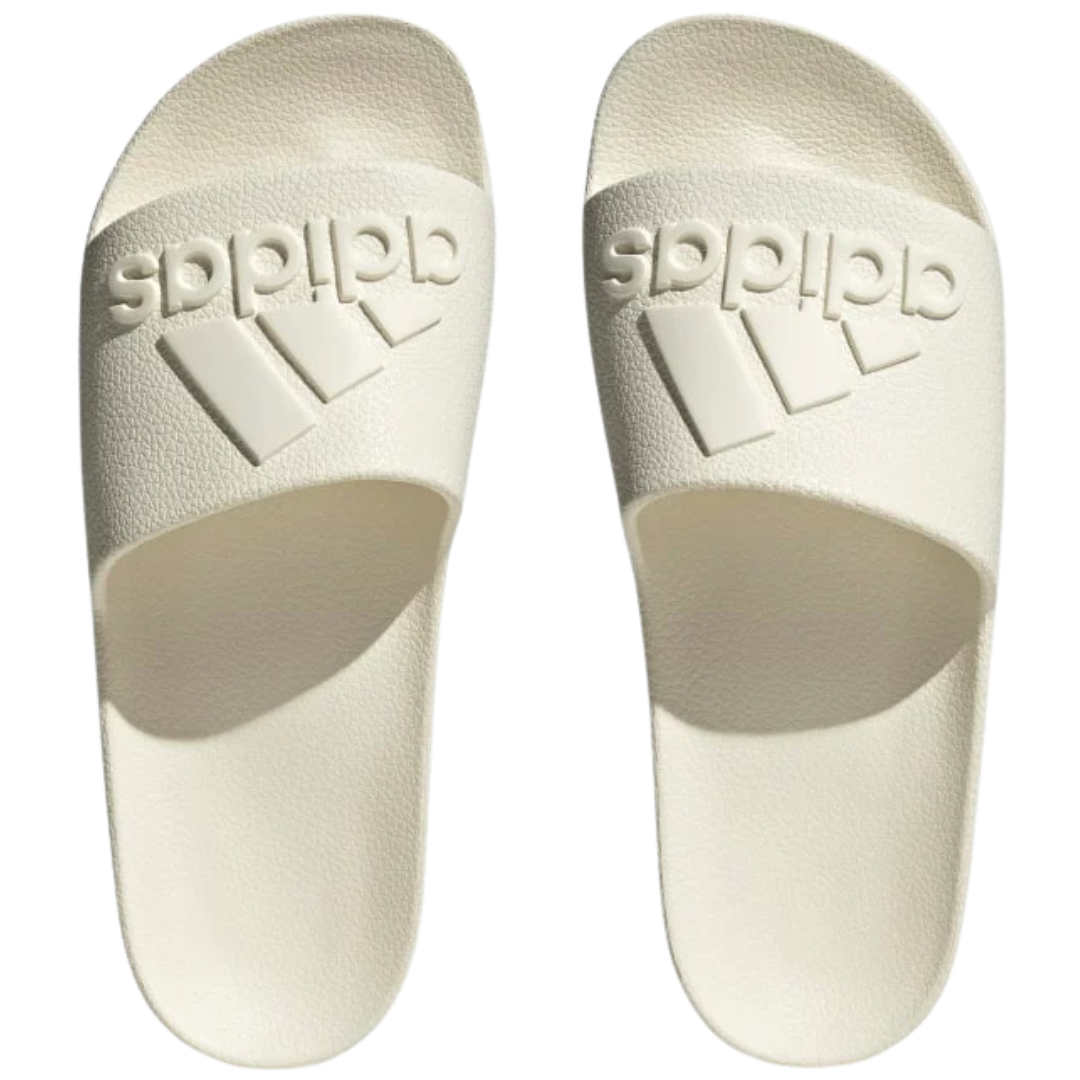 Adidas men's Adilette aqua Slides (off white, various size)