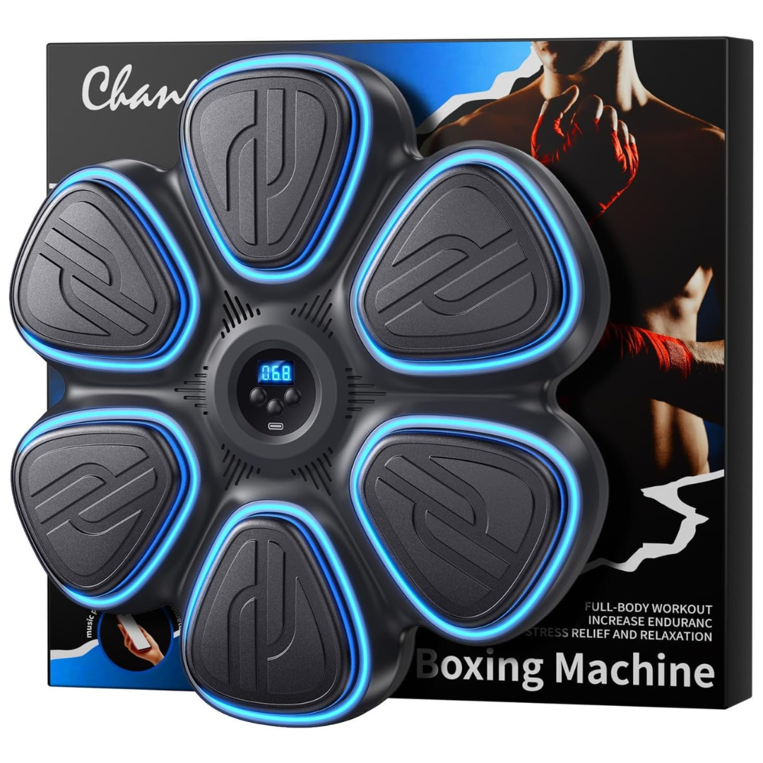 Changenow Kids Music Boxing Machine w/ Bluetooth Speaker & LED Display