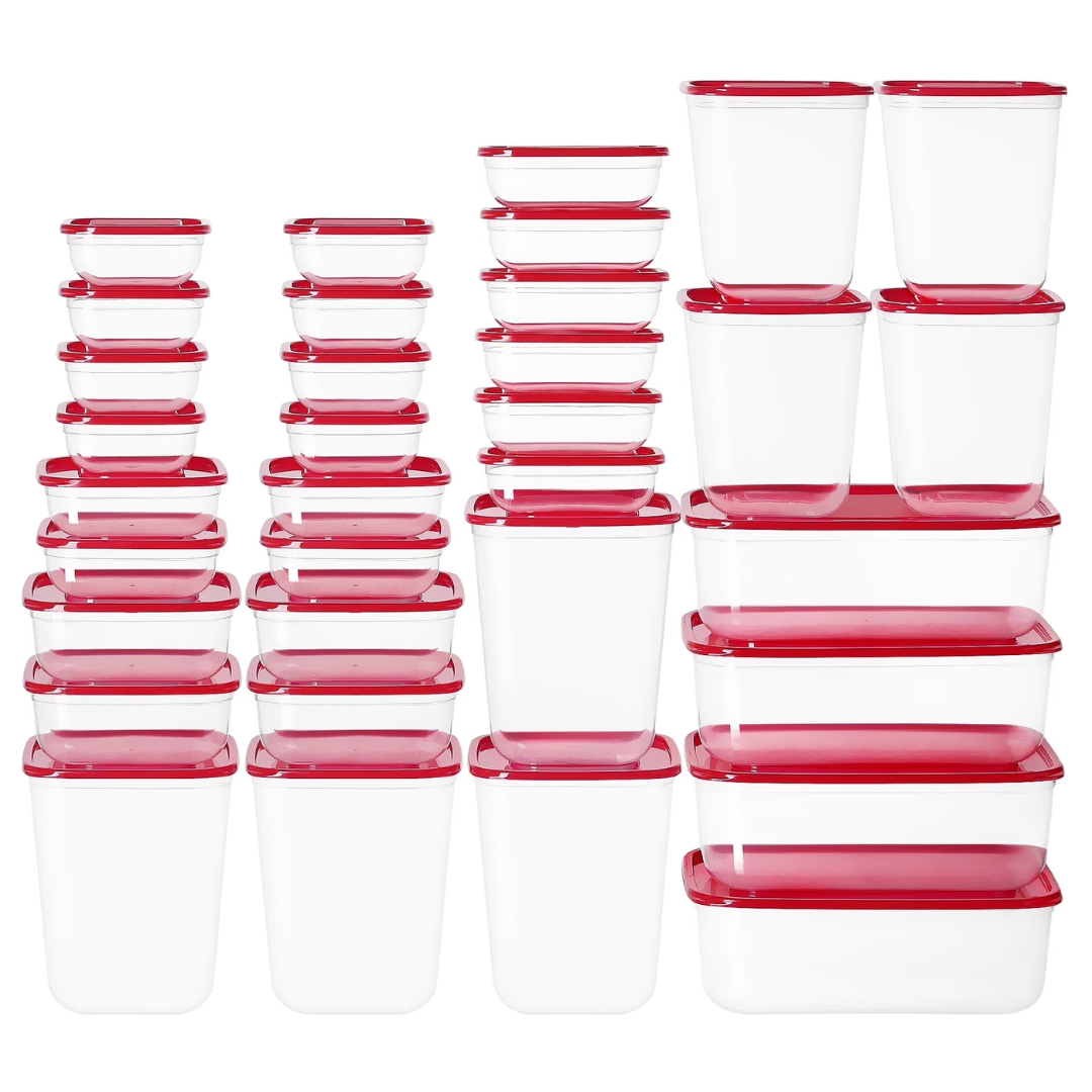 68-Piece Sindcom Food Storage Containers with Lids