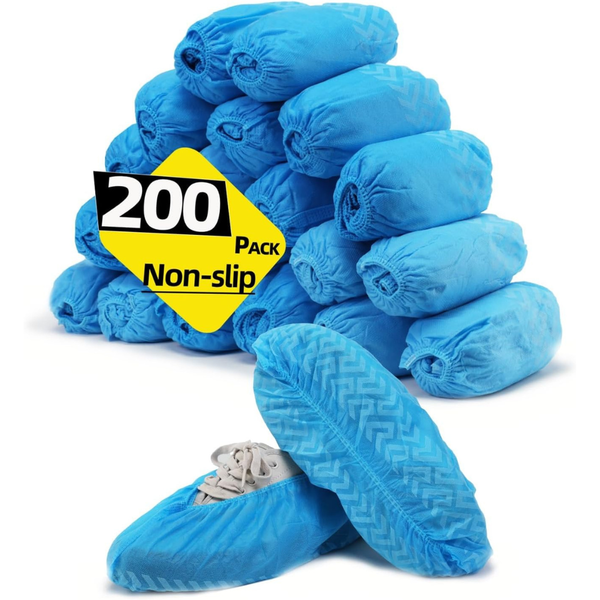 200-Pack LyncMed Disposable Non-Slip Shoe Covers / Booties