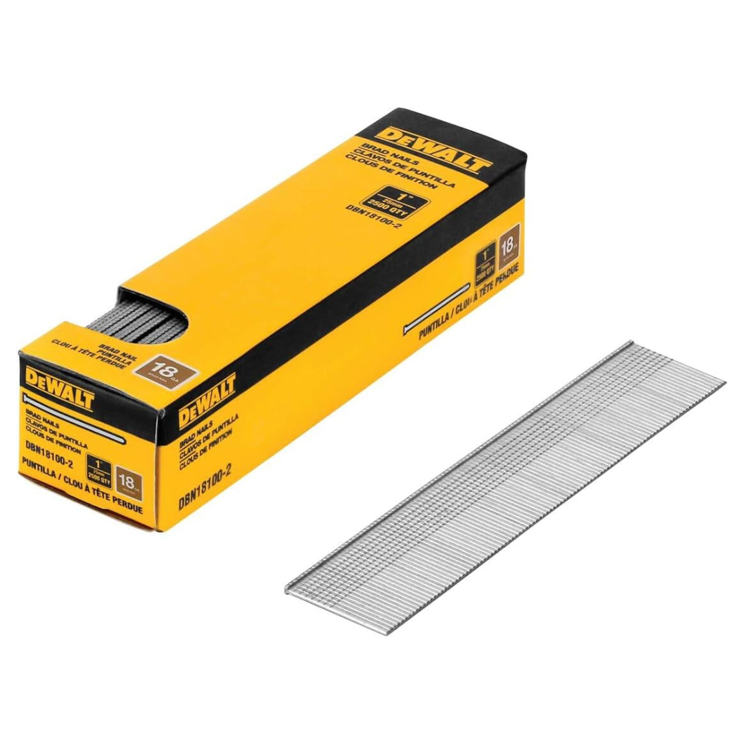 DEWALT 18-Gauge 1" Brad Nails