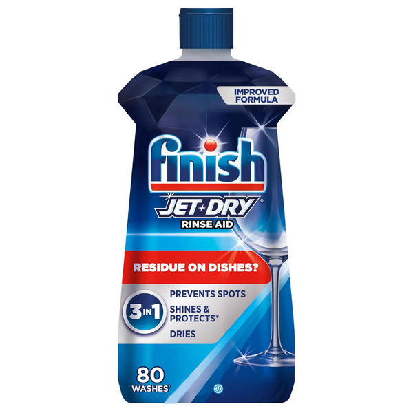 8.45 Fl oz Finish Jet Dry Dishwasher Rinse Aid Dishwasher Detergent