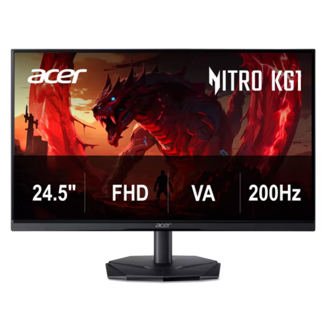 24.5" Acer Nitro FHD 200Hz 1ms Freesync Gaming Monitor (KG251Q X0biip)