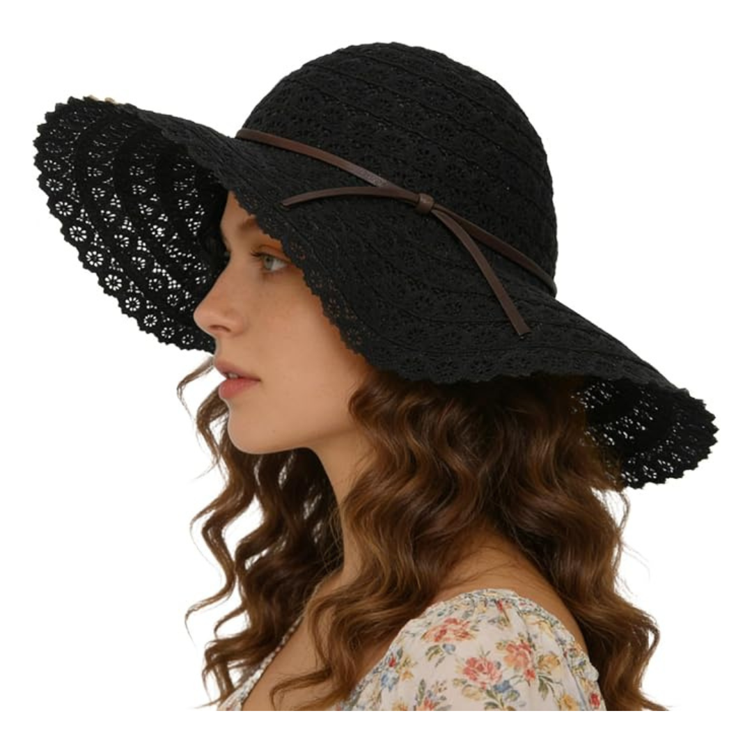 Women's Wide Brim Beach Sun Hats (Various)
