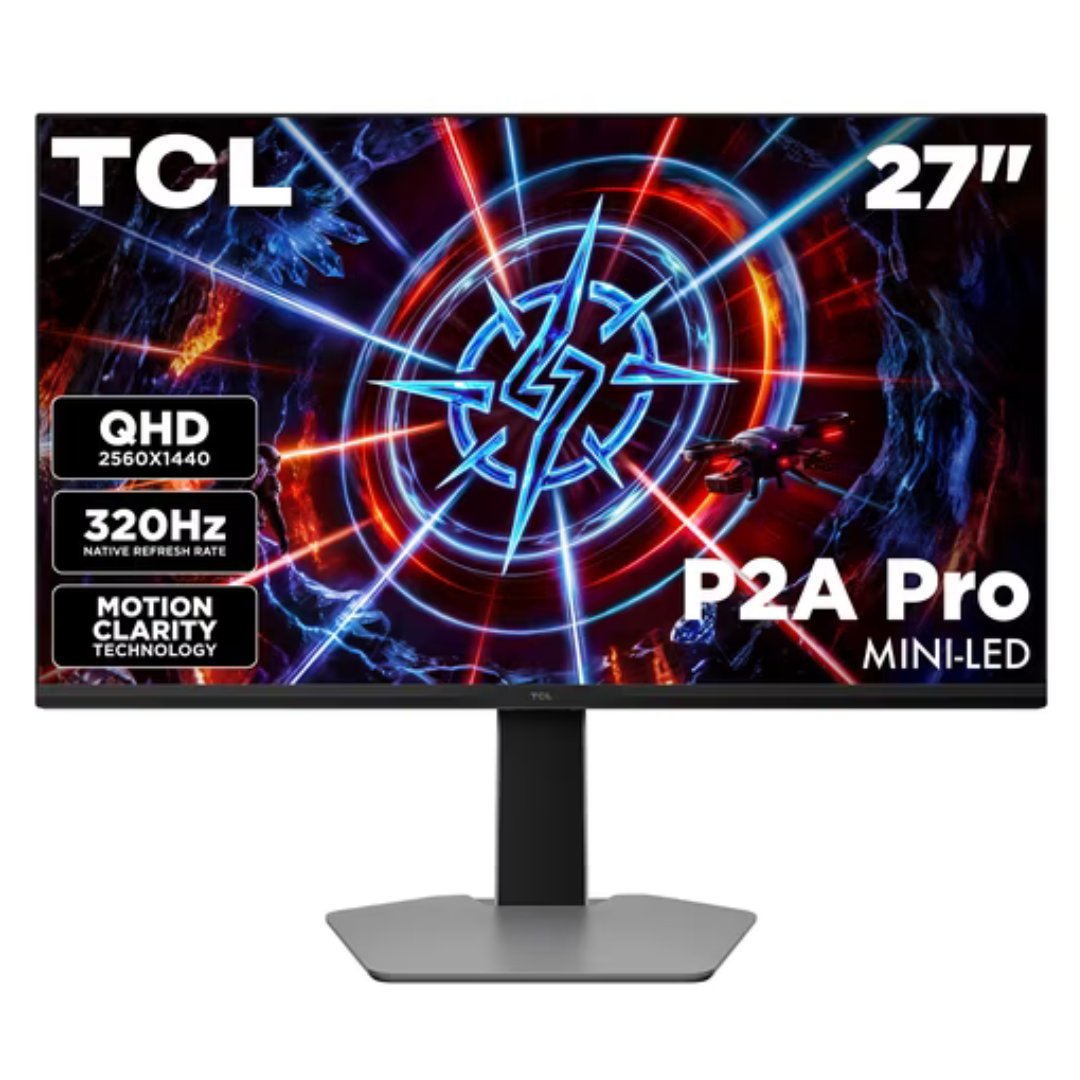 27" TCL P2A PRO Series WQHD 320HZ 1ms QLED Freesync Gaming Monitor