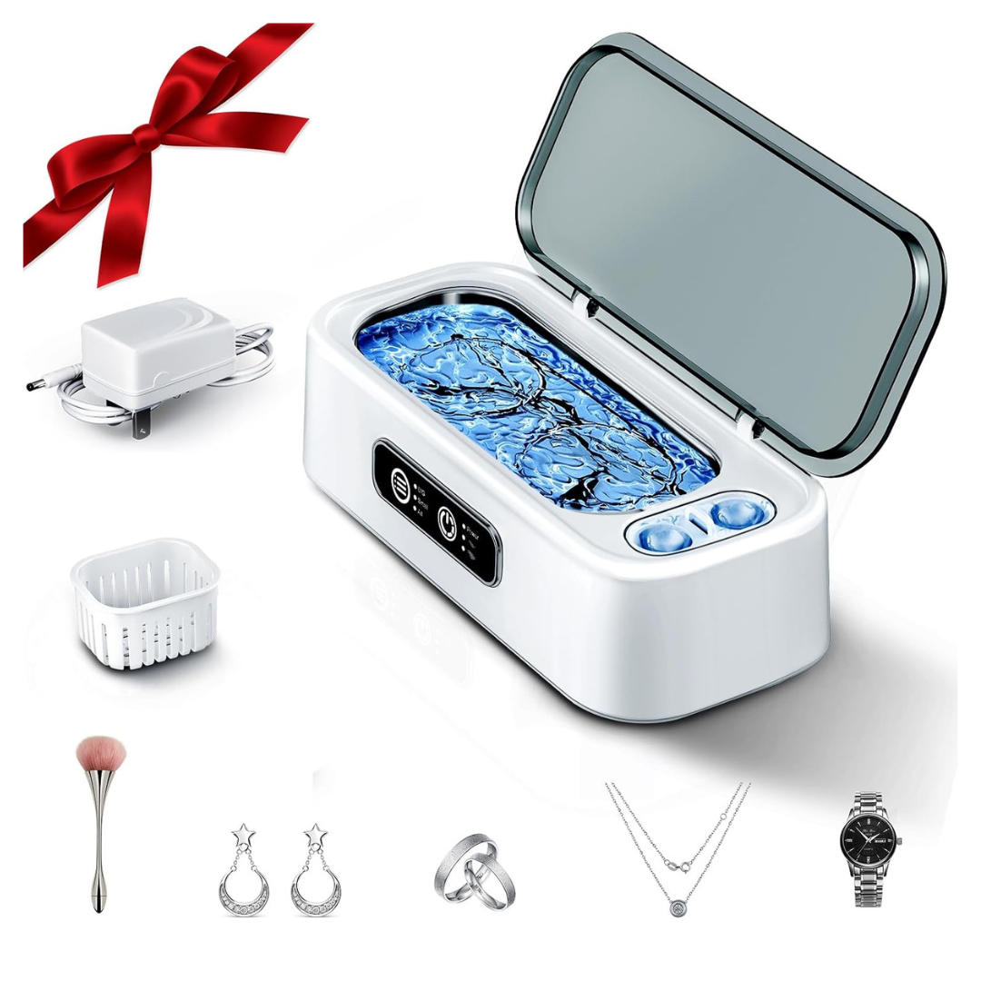 Sunpow Ultrasonic Jewelry Cleaner Machine W/ Dual Chambers