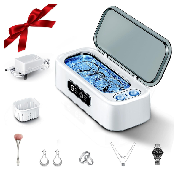 Sunpow Ultrasonic Jewelry Cleaner Machine W/ Dual Chambers