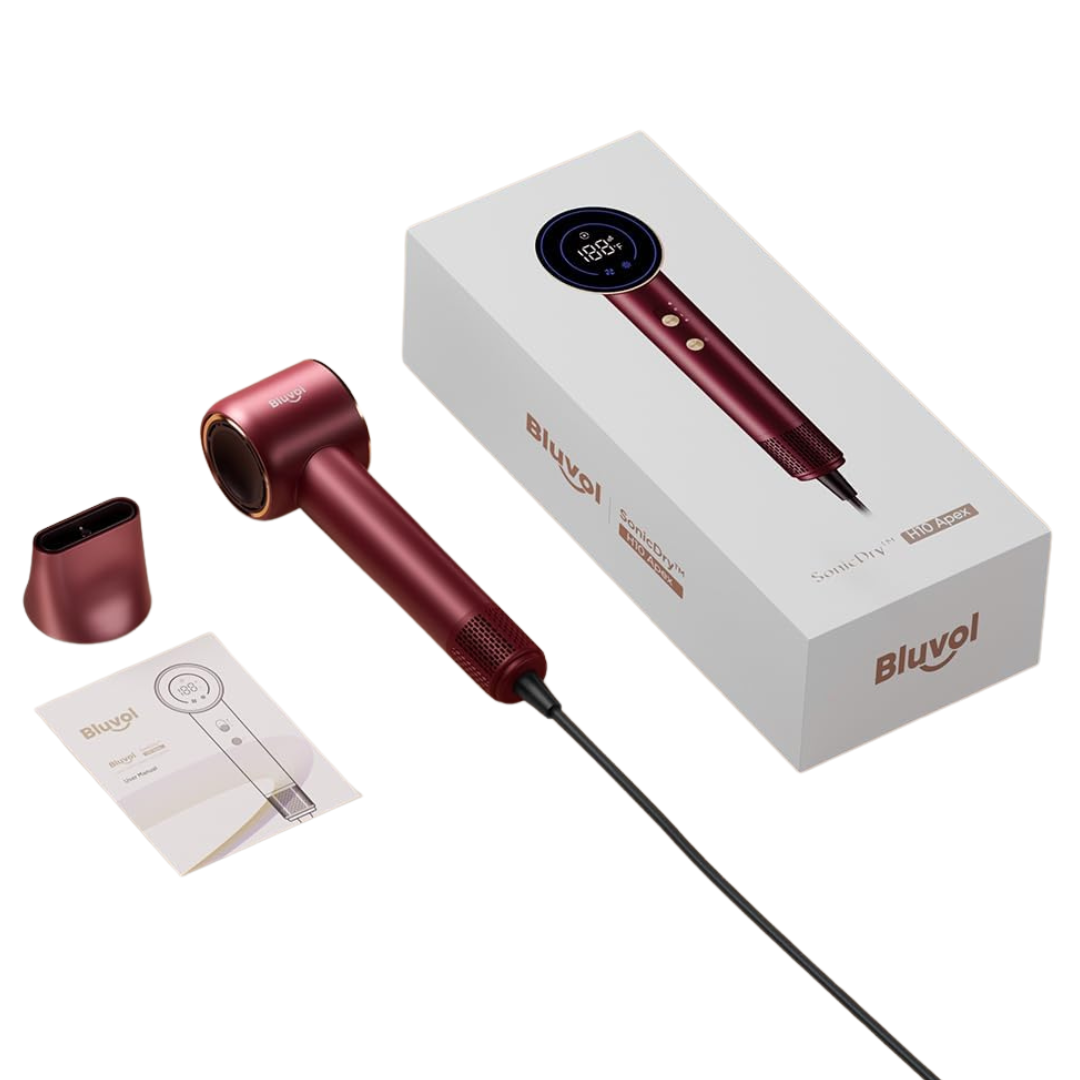 Bluvol SonicDry H10 110000 RPM Apex Professional Hair Dryer