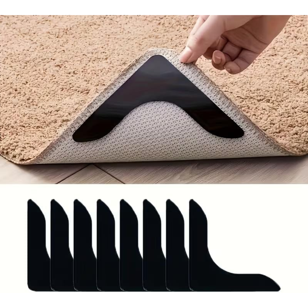 8-Pack L-Type Anti Slip Carpet Stickers