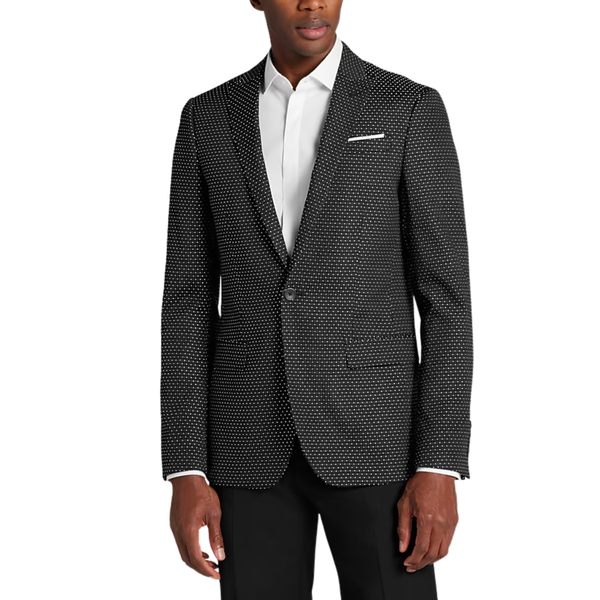 Jos. A. Bank Men's Skinny Fit Polka Dot Dinner Jacket