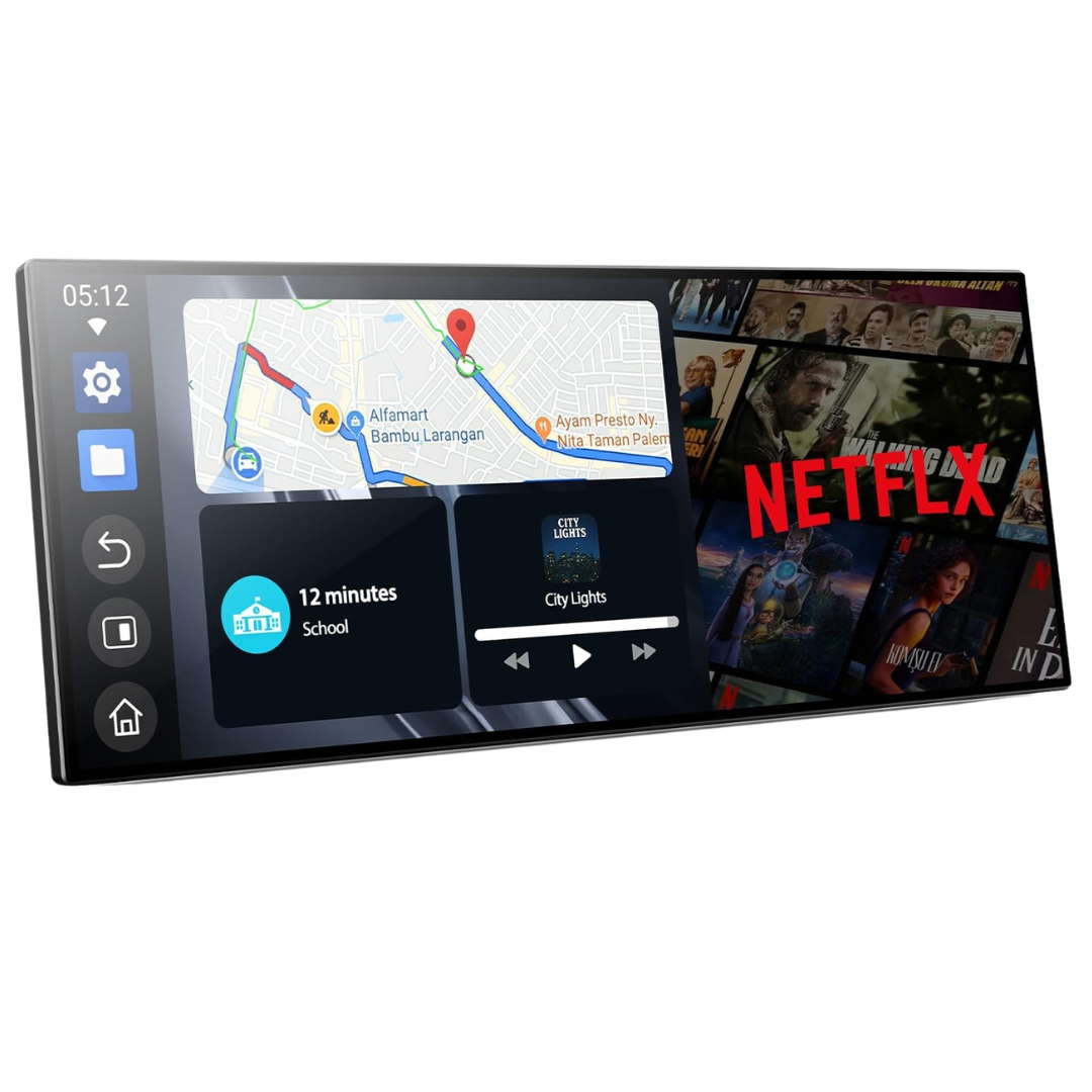 Volam 11 Wireless Touchscreen Carplay Screen W/ Backup Camera & More