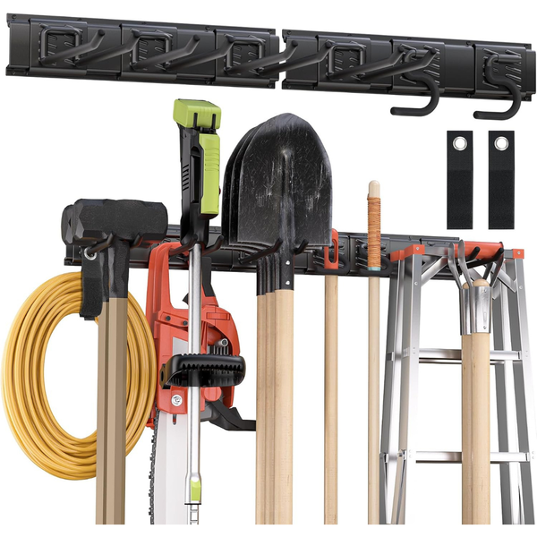 Nacial 32" Heavy Duty Metal Wall Mount Garden Tool Organizer